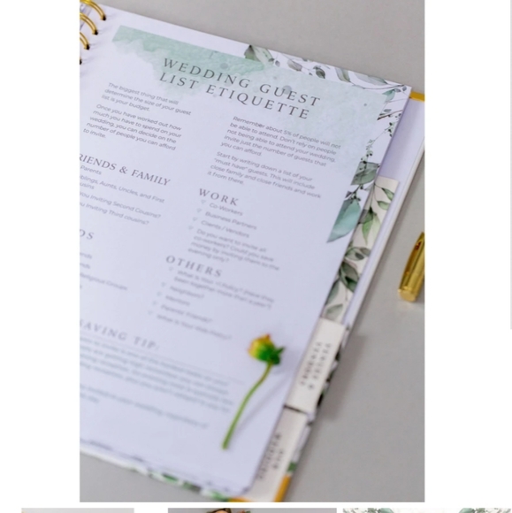 Wedding planner set - Picture 3 of 7